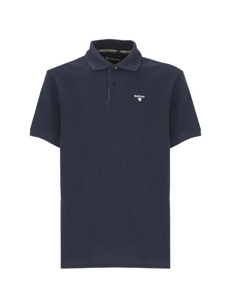  Barbour Polo Con Logo Bordado - Azul 