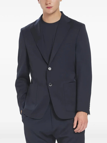  Barena Blazer Con Bolsillo - Azul 