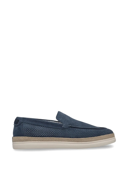  Barrett Mocasines Con Perforaciones - Azul 