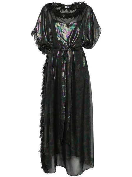  Baruni Vestido Largo Coreopsis - Negro 