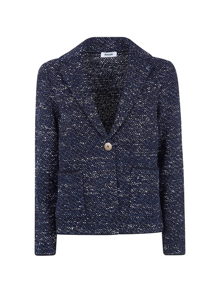  Base Chaqueta Con Botones - Azul 
