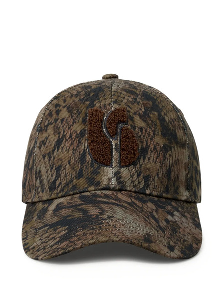  Ba&sh Gorra Honi Con Aplique Del Logo - Verde 