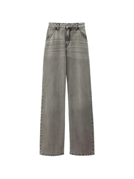  Ba&sh Vaqueros Con Trabillas - Gris 