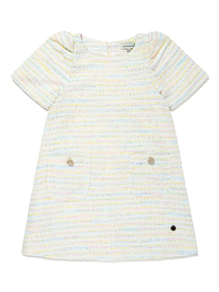  Bcbg Kids Vestido A Rayas - Neutro 