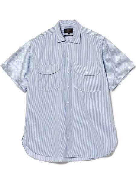  Beams Plus Camisa A Rayas - Azul 