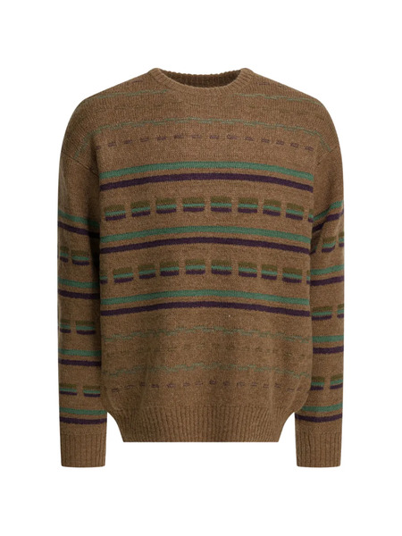  Beams Plus Jersey A Rayas - Marrón 