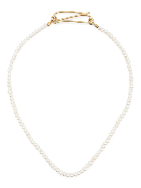  Beatriz Palacios Collar De Perlas - Dorado 