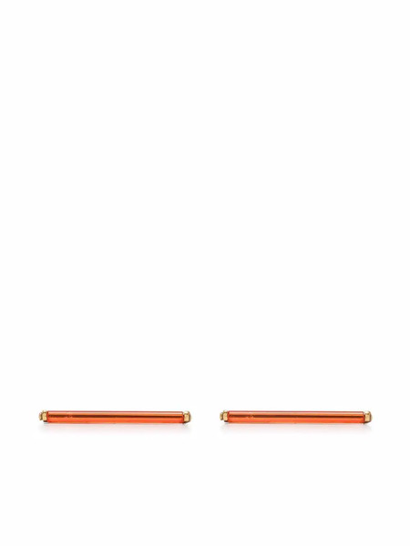  Beatriz Palacios Pendientes Cortos Neon Orange - Naranja 
