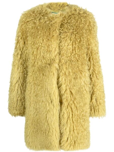  Becagli Abrigo Teddy Oversize - Amarillo 