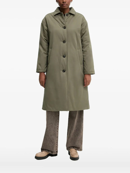  Benetton Abrigo Con Botones - Verde 
