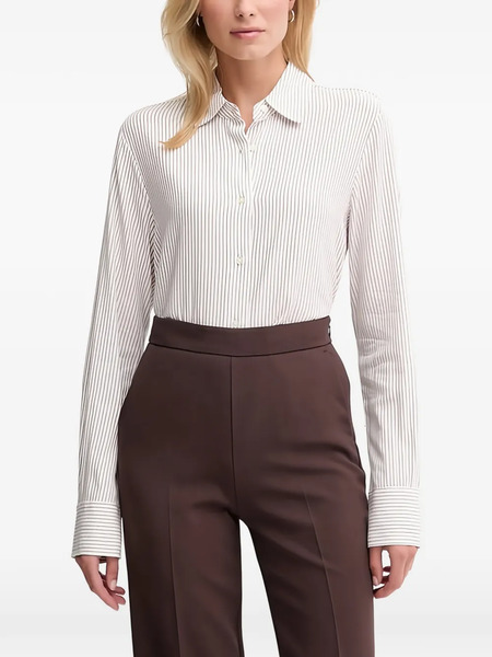  Benetton Camisa A Rayas - Blanco 