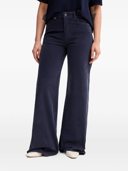  Benetton Pantalones Anchos - Azul 