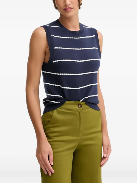  Benetton Top A Rayas - Azul 