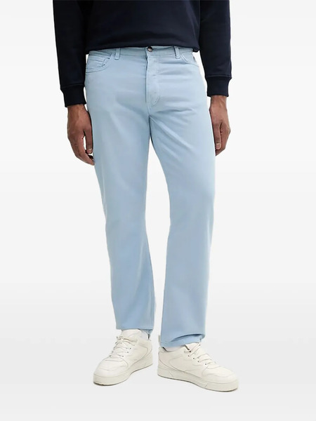  Benetton Vaqueros Con Cinco Bolsillos - Azul 