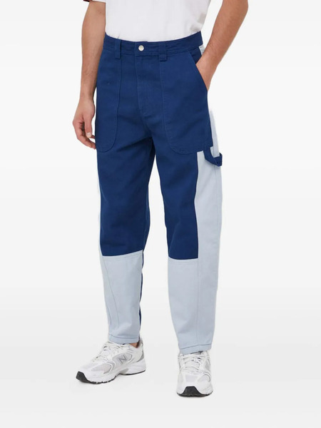  Benetton Vaqueros Con Diseño De Paneles - Azul 