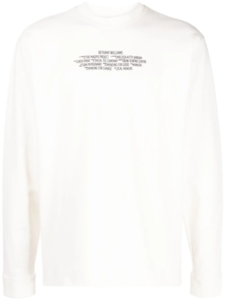  Bethany Williams Camiseta Con Logo Estampado - Azul 