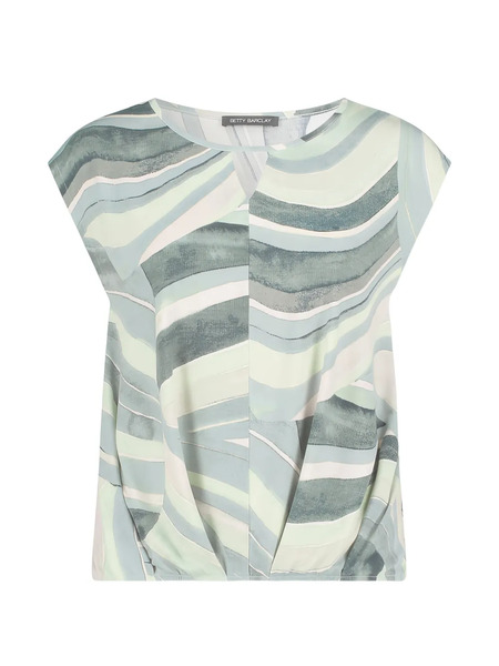  Betty Barclay Top Con Estampado Abstracto - Azul 