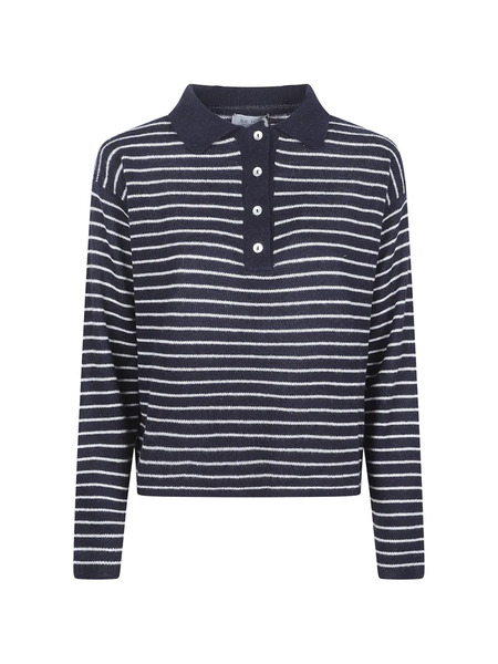  Beyou Jersey De Punto A Rayas - Azul 
