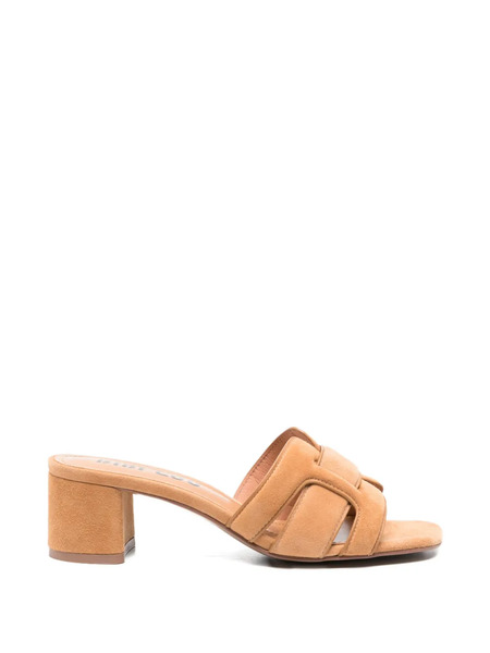  Bibi Lou Mules De Ante - Marrón 