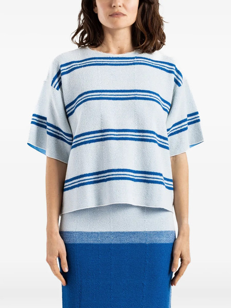  Bielo Camiseta A Rayas - Azul 
