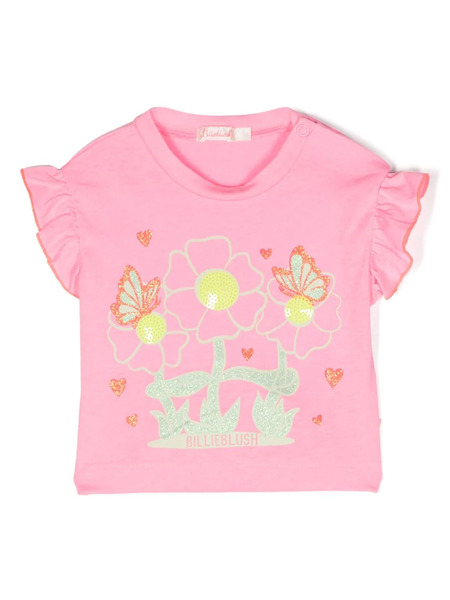  Billieblush Camiseta Con Estampado Gráfico - Rosa 