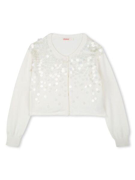  Billieblush Cárdigan Con Lentejuelas - Neutro 
