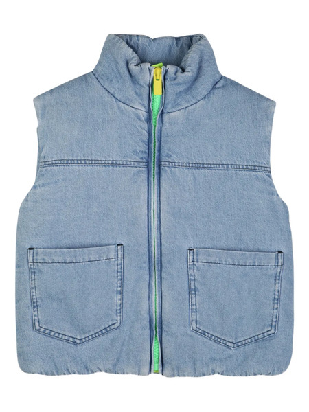  Billieblush Chaleco Acolchado Con Cremallera - Azul 