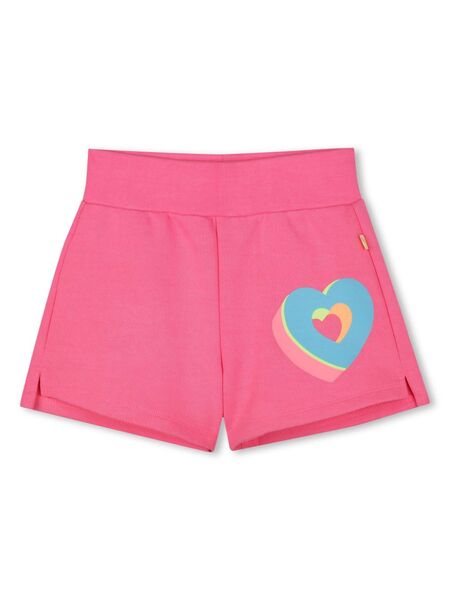  Billieblush Pantalones Cortos Con Corazón Estampado - Rosa 