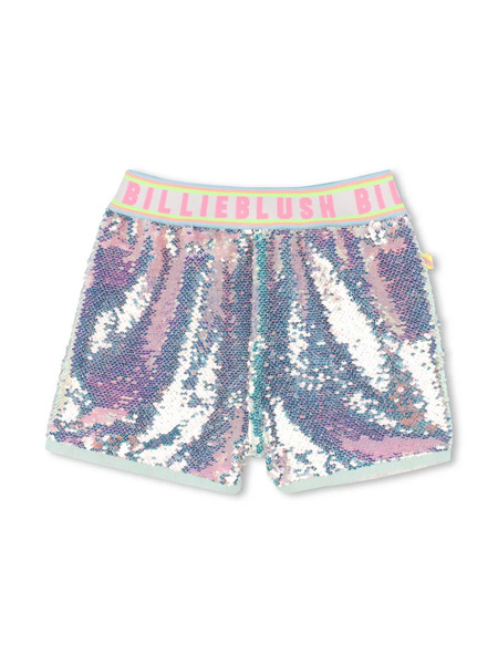  Billieblush Pantalones Cortos Con Lentejuelas - Azul 