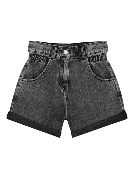  Billieblush Pantalones Vaqueros Cortos Con Cinturilla Elástica - Negro 