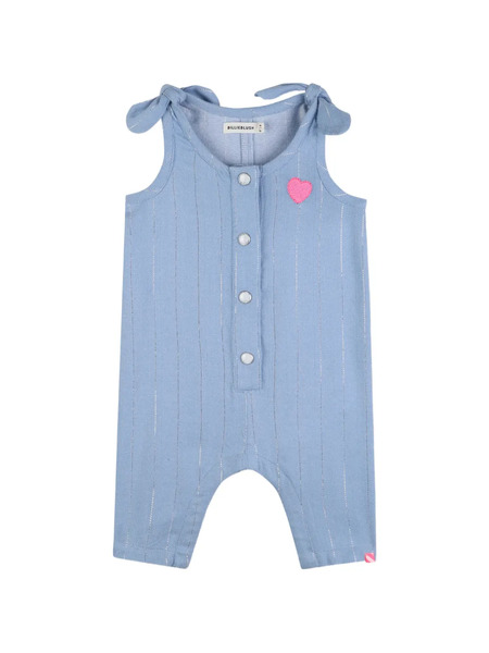  Billieblush Pelele A Rayas Con Nudo - Azul 