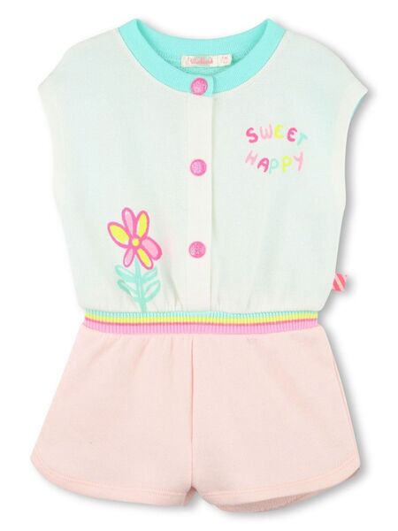  Billieblush Pelele Con Ilustración Estampada - Azul 