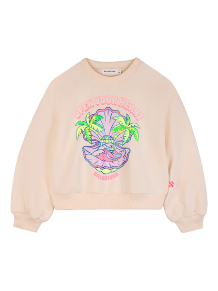  Billieblush Sudadera Con Motivo Gráfico - Naranja 