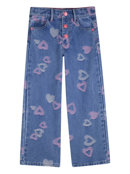  Billieblush Vaqueros Con Detalle De Corazón - Azul 