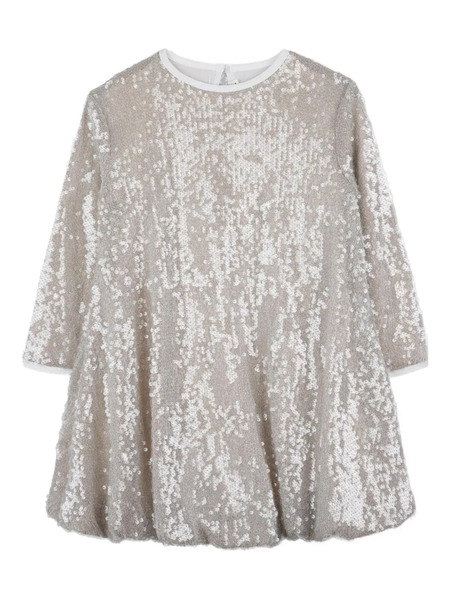  Billieblush Vestido Acampanado De Lentejuelas - Dorado 