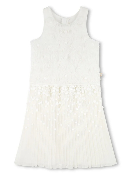  Billieblush Vestido Con Apliques Florales - Blanco 