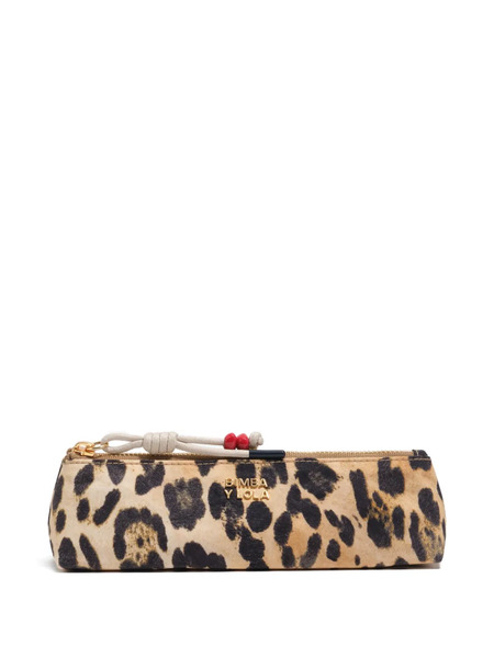  Bimba Y Lola Estuche De Maquillaje Con Estampado De Leopardo - Neutro 