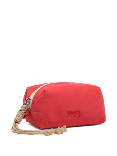  Bimba Y Lola Estuche De Maquillaje Pequeño Con Logo Bordado - Rojo 