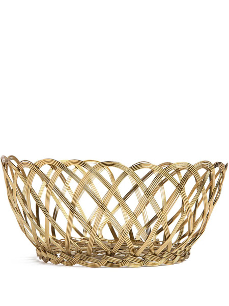  Bitossi Home Cesta Grande Intreccio - Dorado 