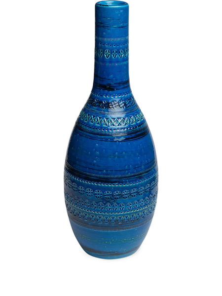  Bitossi Home Jarrón Vaso Bottiglia - Azul 