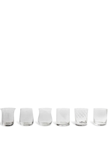  Bitossi Home Juego De Seis Vasos Diferentes - Blanco 