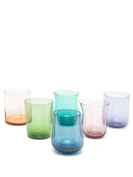  Bitossi Home Juego De Séis Vasos Diferentes - Verde 