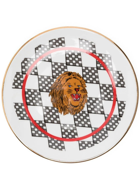  Bitossi Home Plato Con Estampado Gráfico - Blanco 