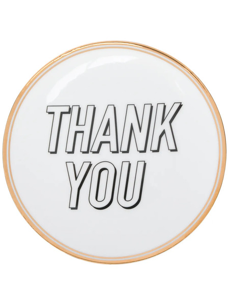  Bitossi Home Plato Thank You - Blanco 