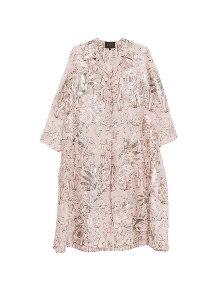  Biyan Abrigo Con Estampado Floral - Rosa 
