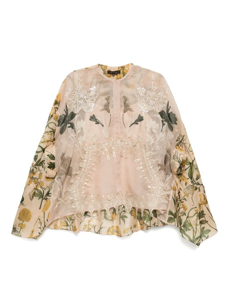  Biyan Blusa Bordada - Amarillo 