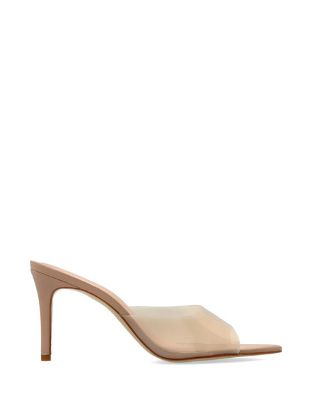  Black Suede Studio Mules Elle Con Puntera En Punta - Neutro 