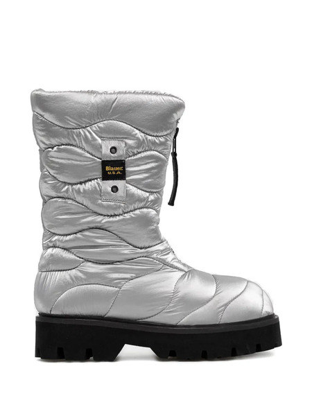  Blauer Botas Elsie Con Cremallera - Plateado 