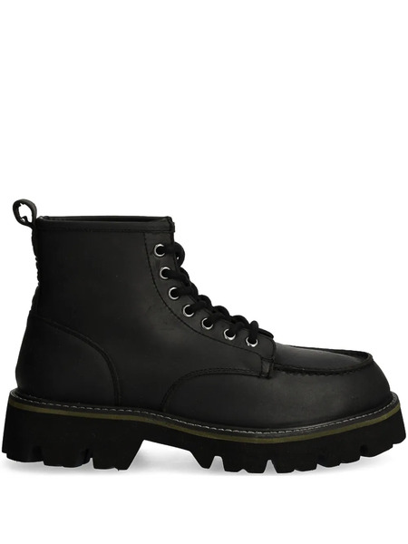  Blauer Botines Con Cordones - Negro 