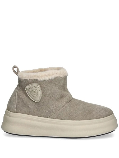  Blauer Botines Con Detalle De Hebilla - Gris 